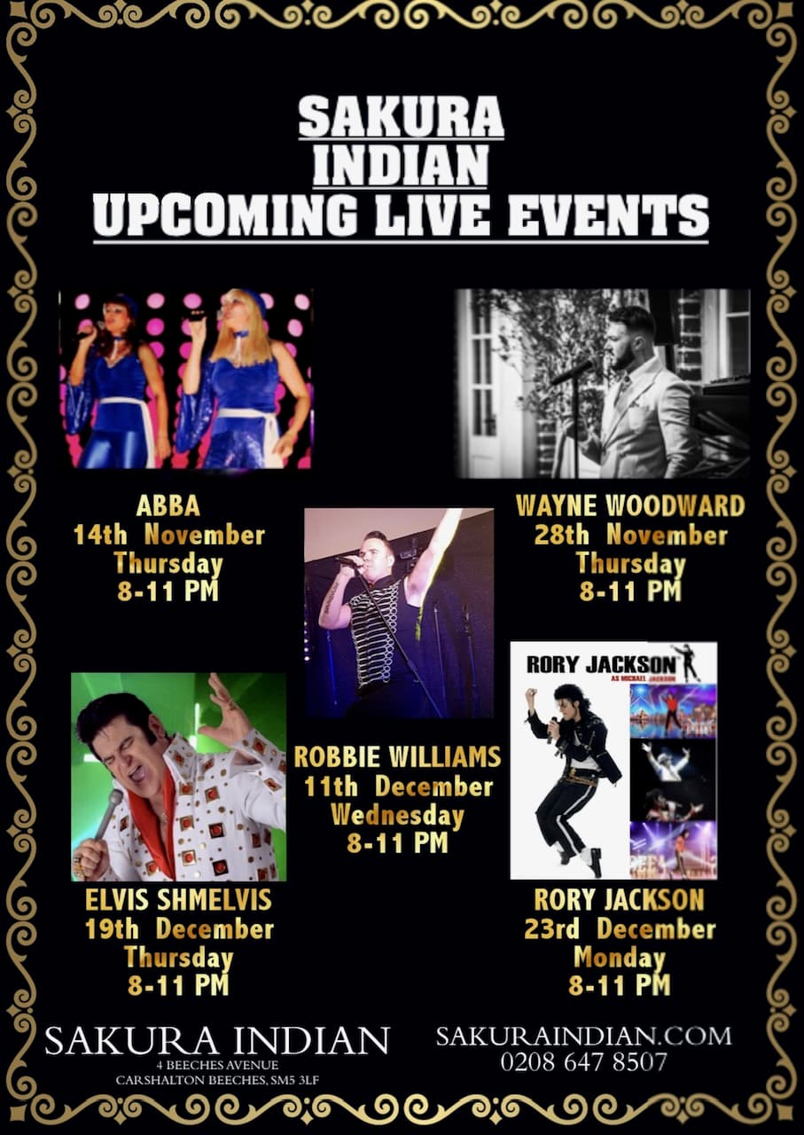 Upcoming Events Poster